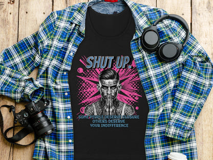 Shut Up Graphic Tee Ideal for Casual Wear Product Type