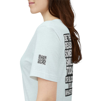 Be the Reason Someone Smiles Today… Or Blocks You – Funny Sarcastic Graphic Tee