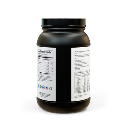 PROTÉINE D'ISOLAT DE LACTOSÉRUM – CARBURANT MUSCULAIRE. RÉCUPÉRATION ÉCRASÉE. RESTEZ ALPHA.