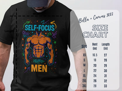 Self-Focus Men Graphic Tees Trendy Apparel product type