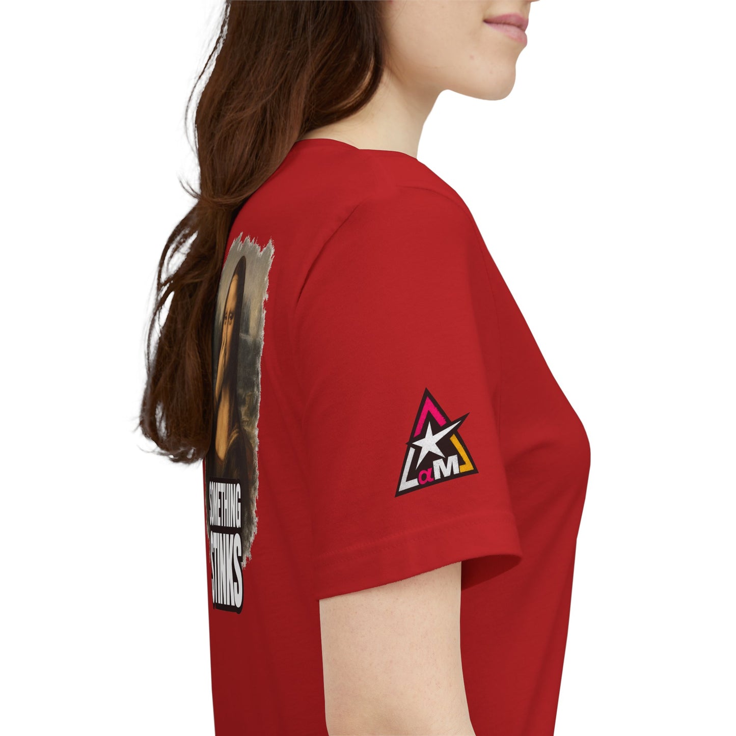 Something Stinks – Funny Mona Lisa Parody Graphic Tee