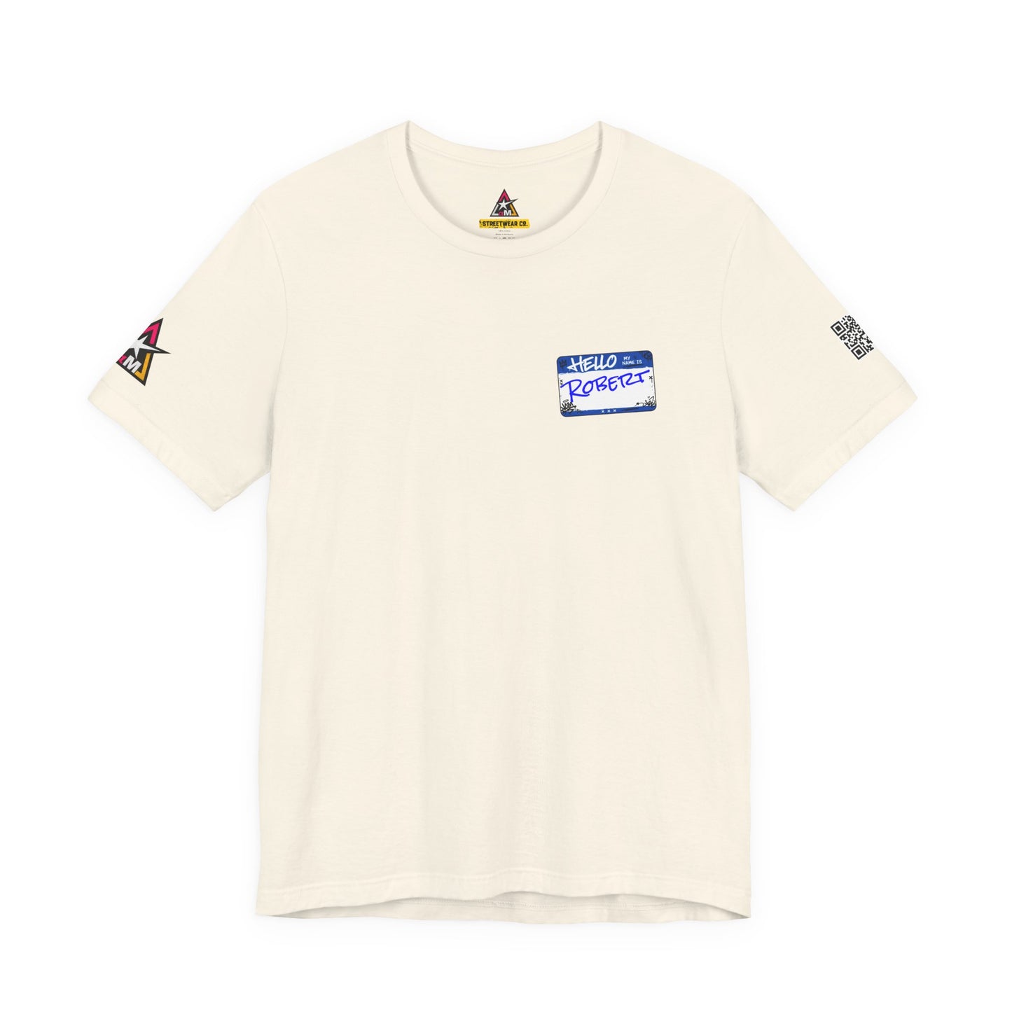 Custom Name Tag – Personalized Streetwear Graphic Tee