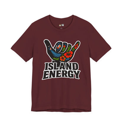 Island Energy Shaka Vibe – Unisex Streetwear Graphic Tee