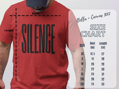Bold Silent Statement T-shirt for Modern Style