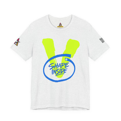 V SHAPE INSIDE | Gym Motivation Graphic Tee | Fitness Lifestyle Streetwear