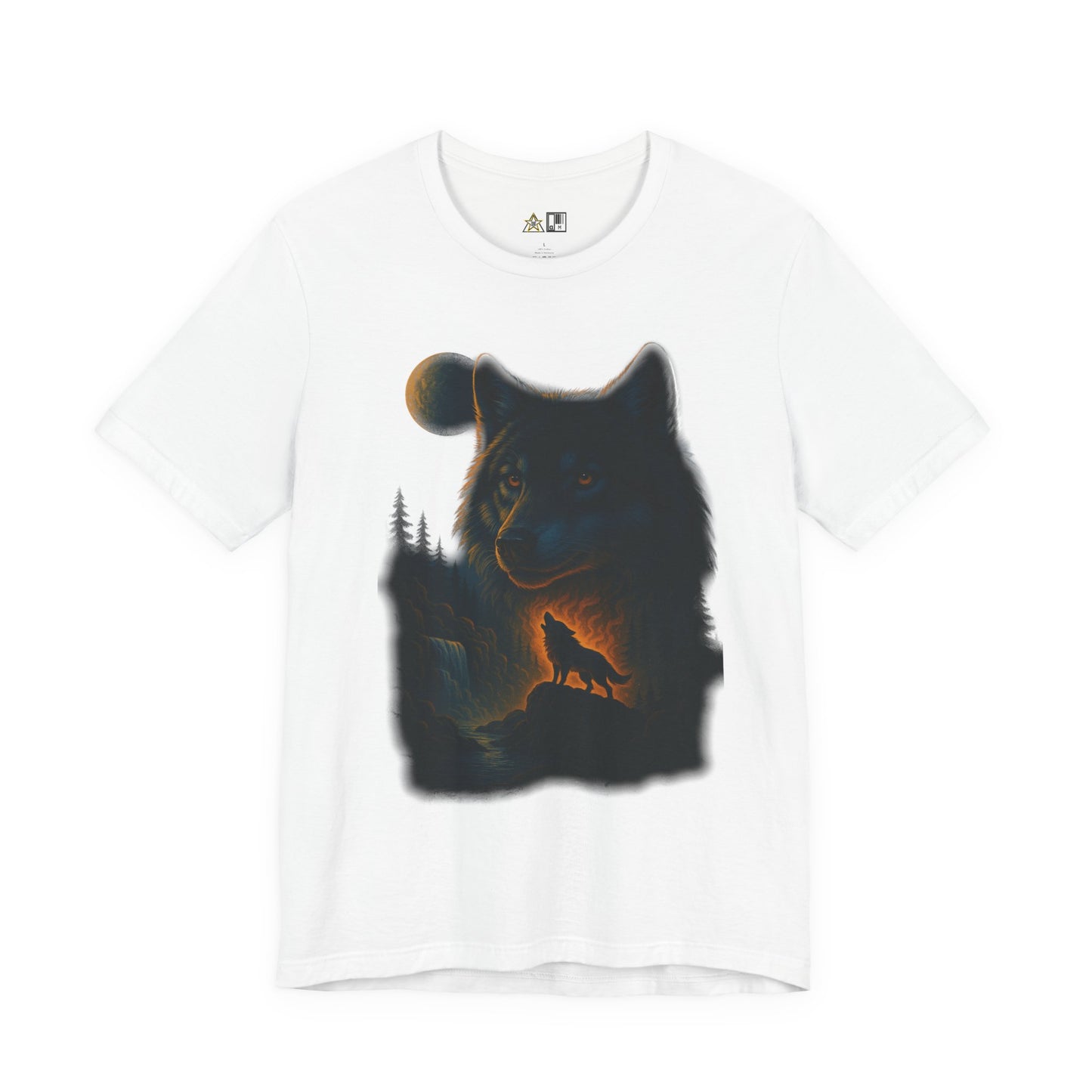 Midnight Wolf Instinct Tee – Unisex Streetwear Graphic Tee