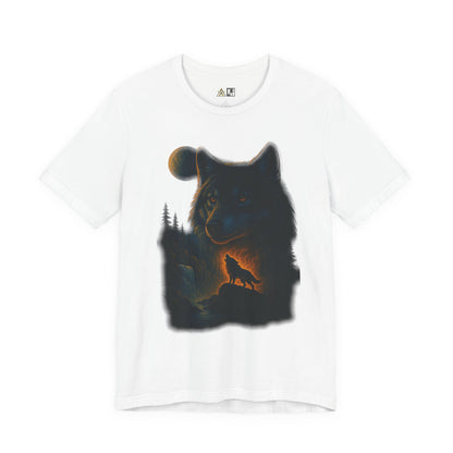 Midnight Wolf Instinct Tee – Unisex Streetwear Graphic Tee