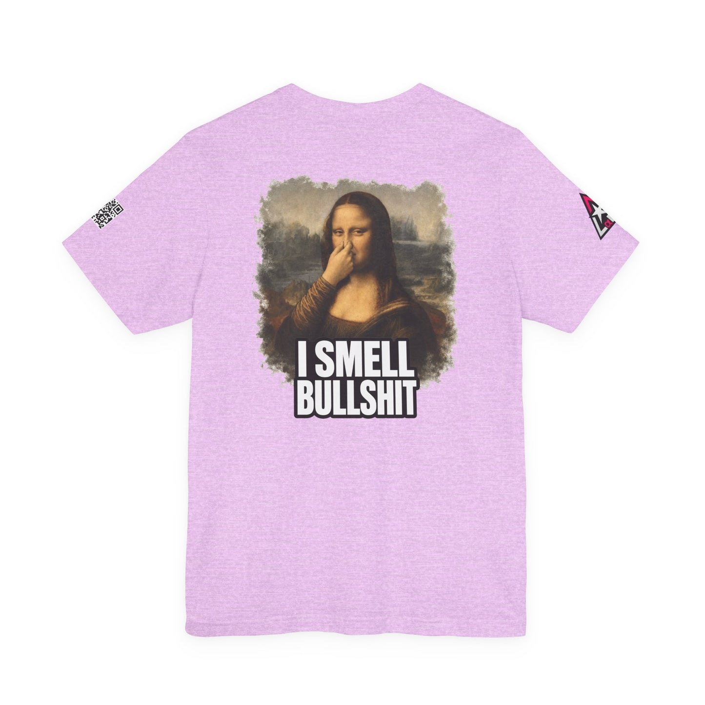 I Smell Bullshit – Funny Mona Lisa Parody Graphic Tee