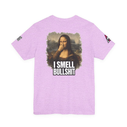I Smell Bullshit – Funny Mona Lisa Parody Graphic Tee