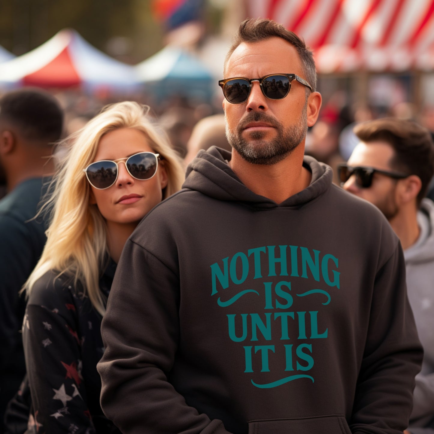 Inspirational Nothing Is Until It Is Hoodie product