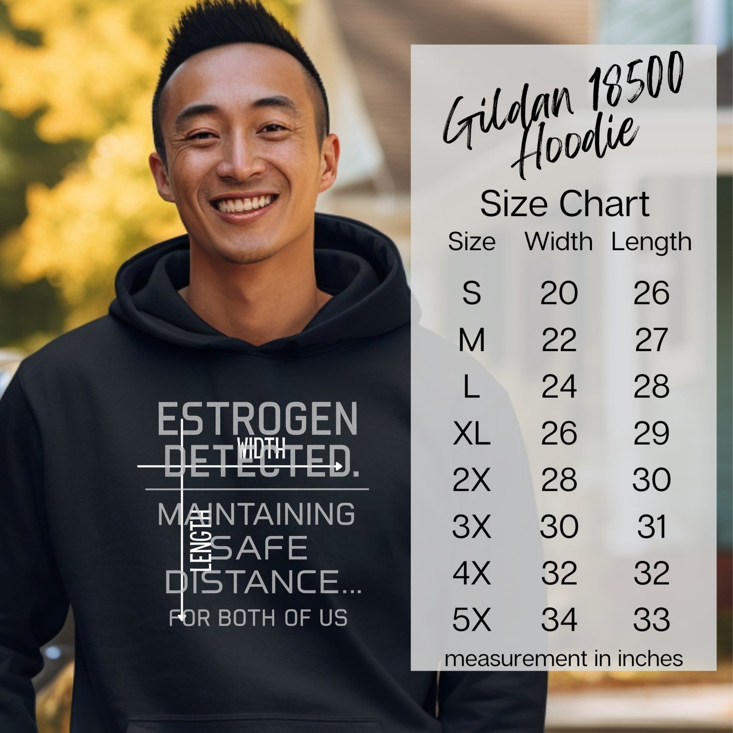 Estrogen Detected Distance Maintaining Hoodie