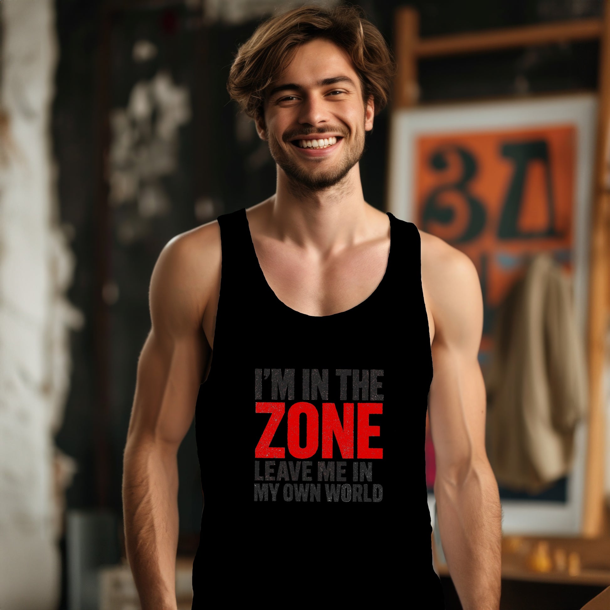 I'm In The Zone Leave Me In My Own World tank top product