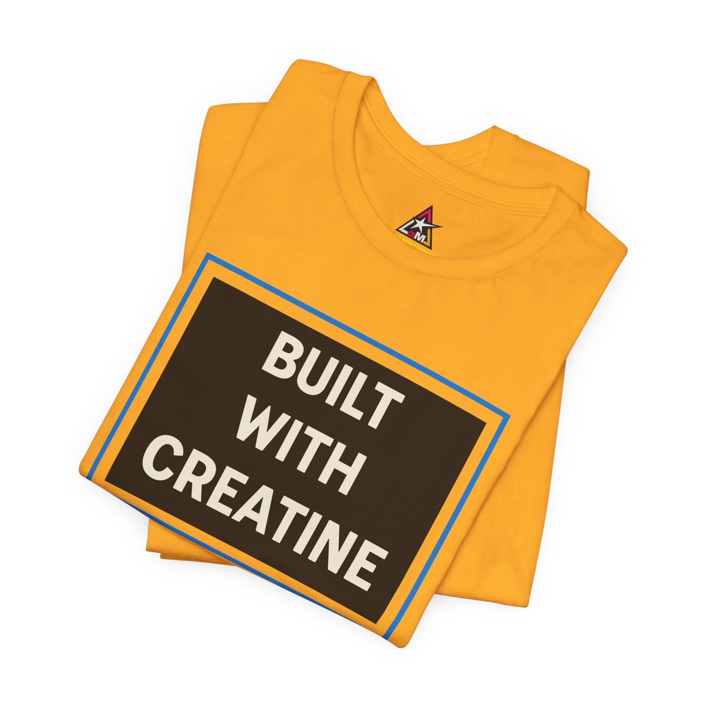 Built With Creatine Graphic T-Shirt | Gym Streetwear Tee | Bodybuilding & Fitness Shirt