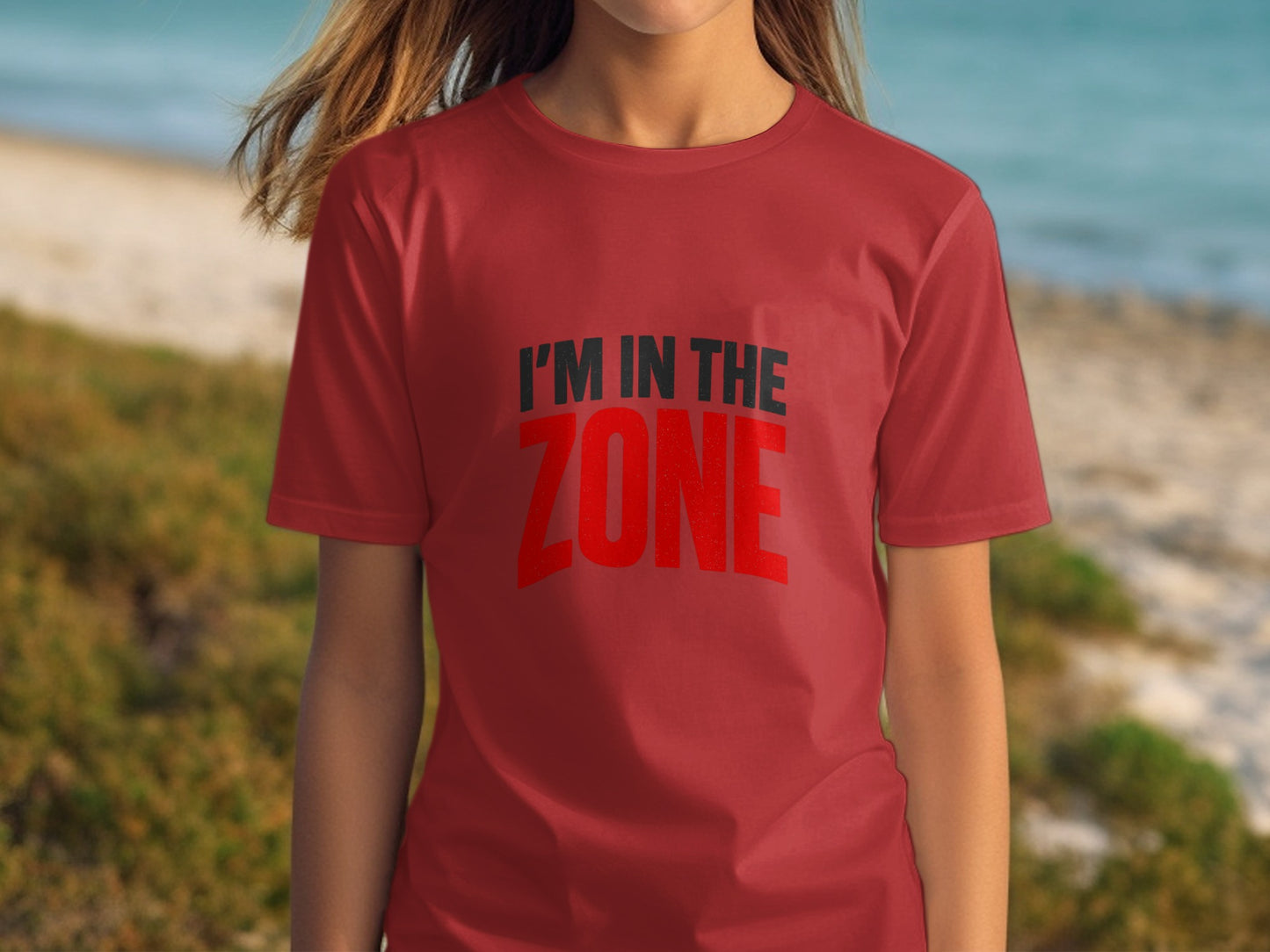 I'm in the Zone Red Graphic T-Shirt product