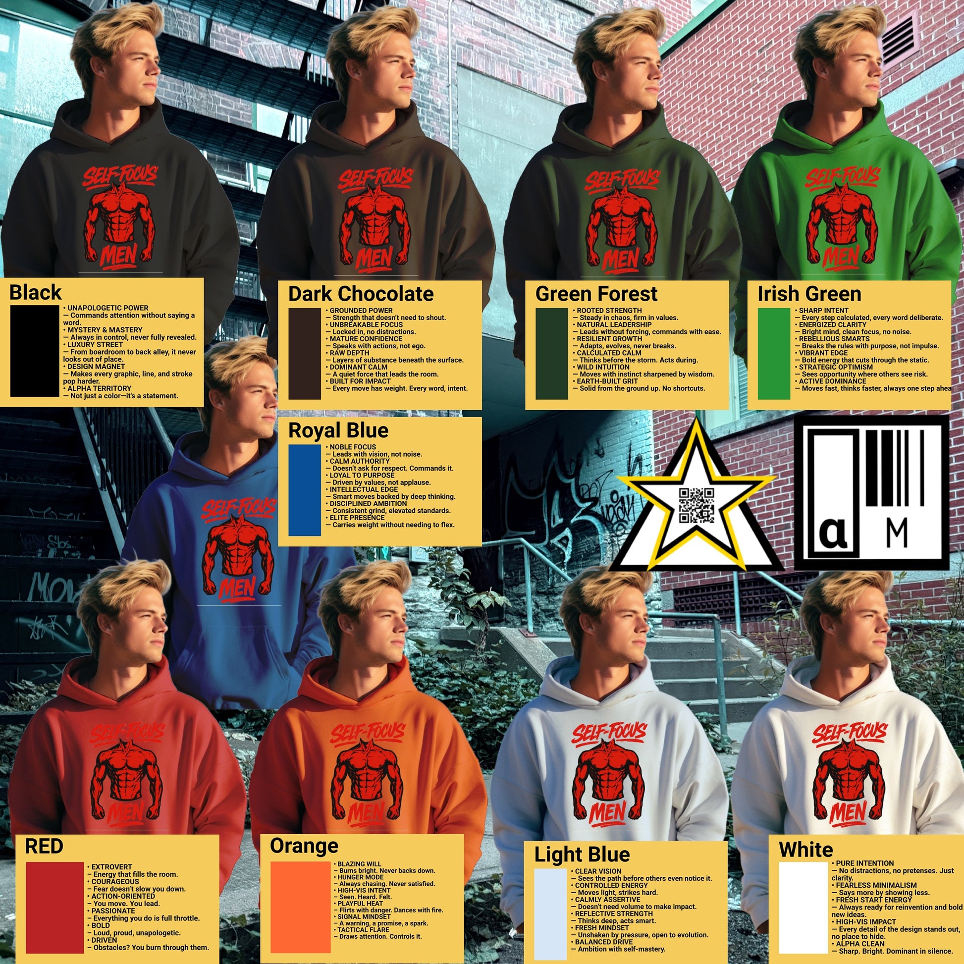 Superheroes Hooded Sweatshirt Men Casual Wear product