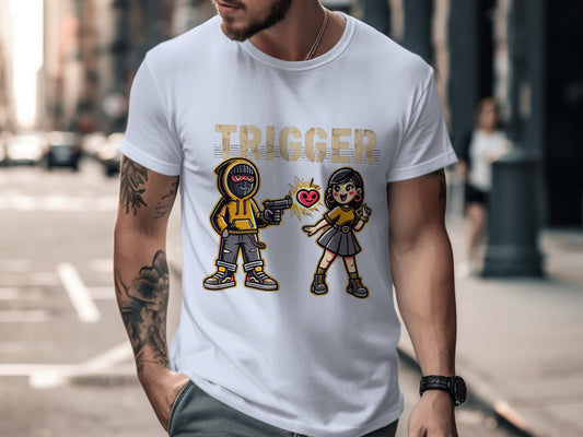 Trigger Graphic Tee Featuring Cartoon Characters product