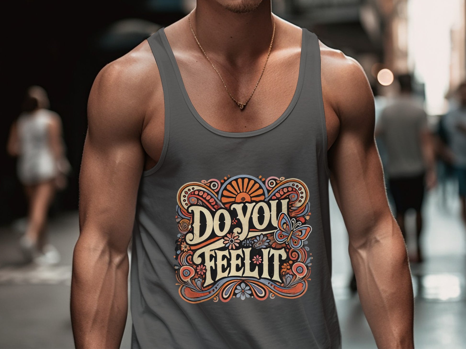 Do You Feel It graphic sleeveless shirt product