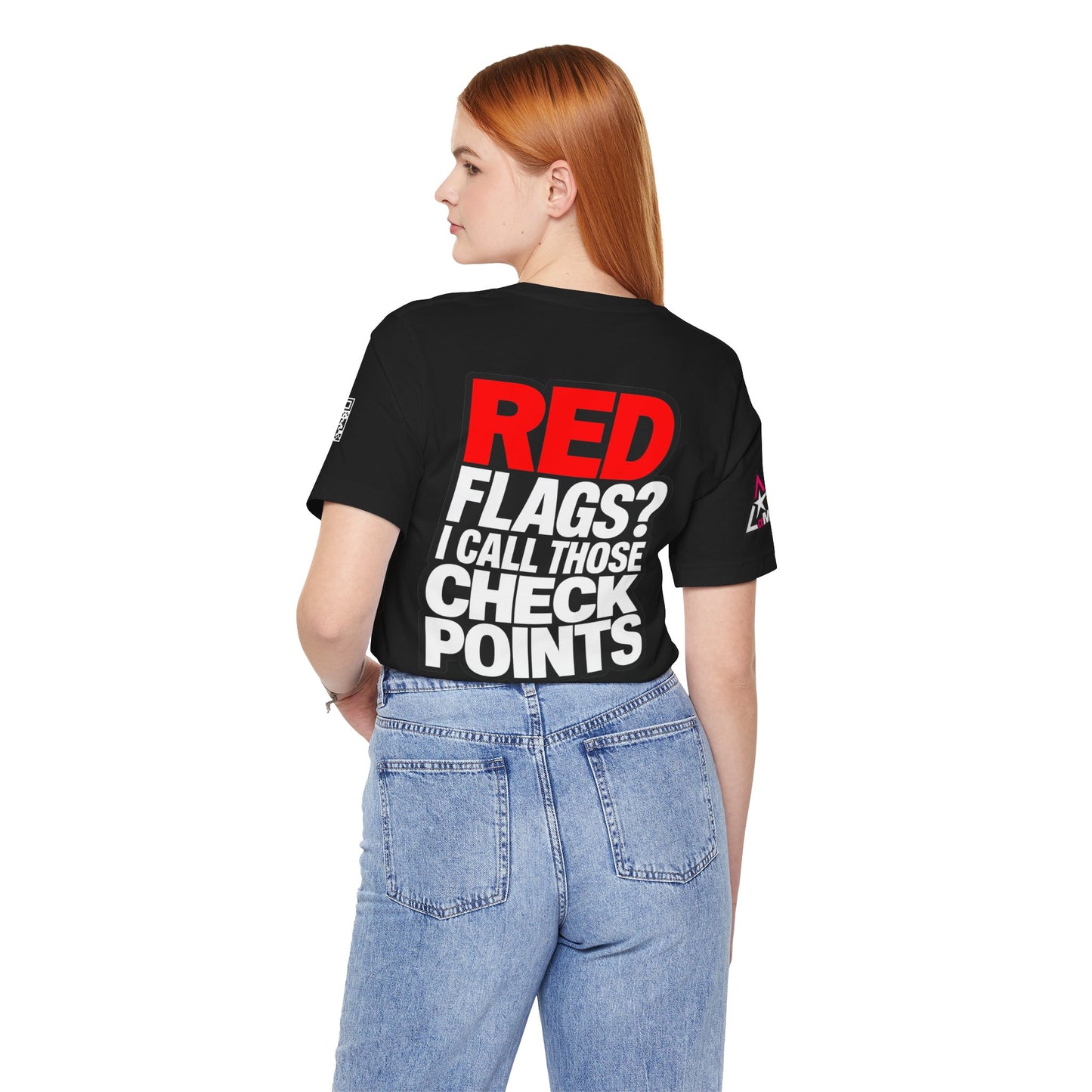 Red Flags? I Call Those Checkpoints – Funny Dating Graphic Tee