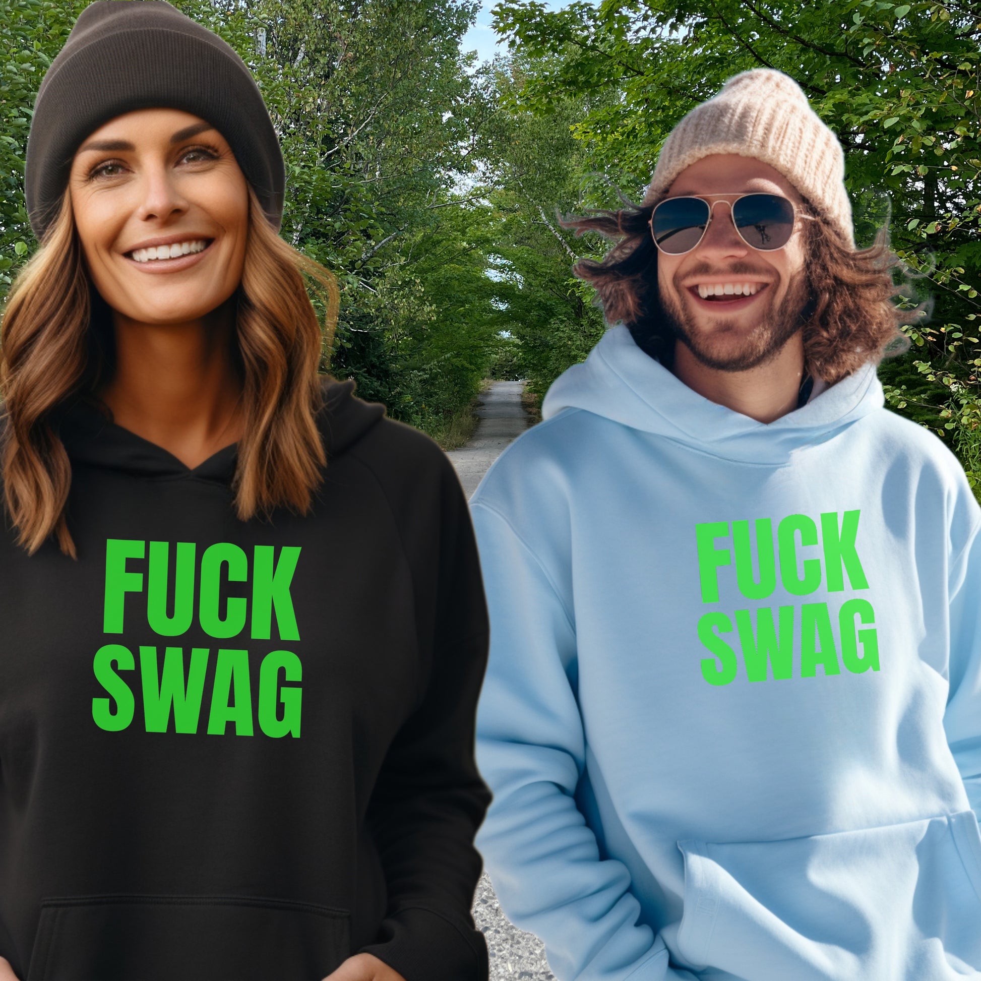 Stylish Hoodies with Unique Fuck Swag Design