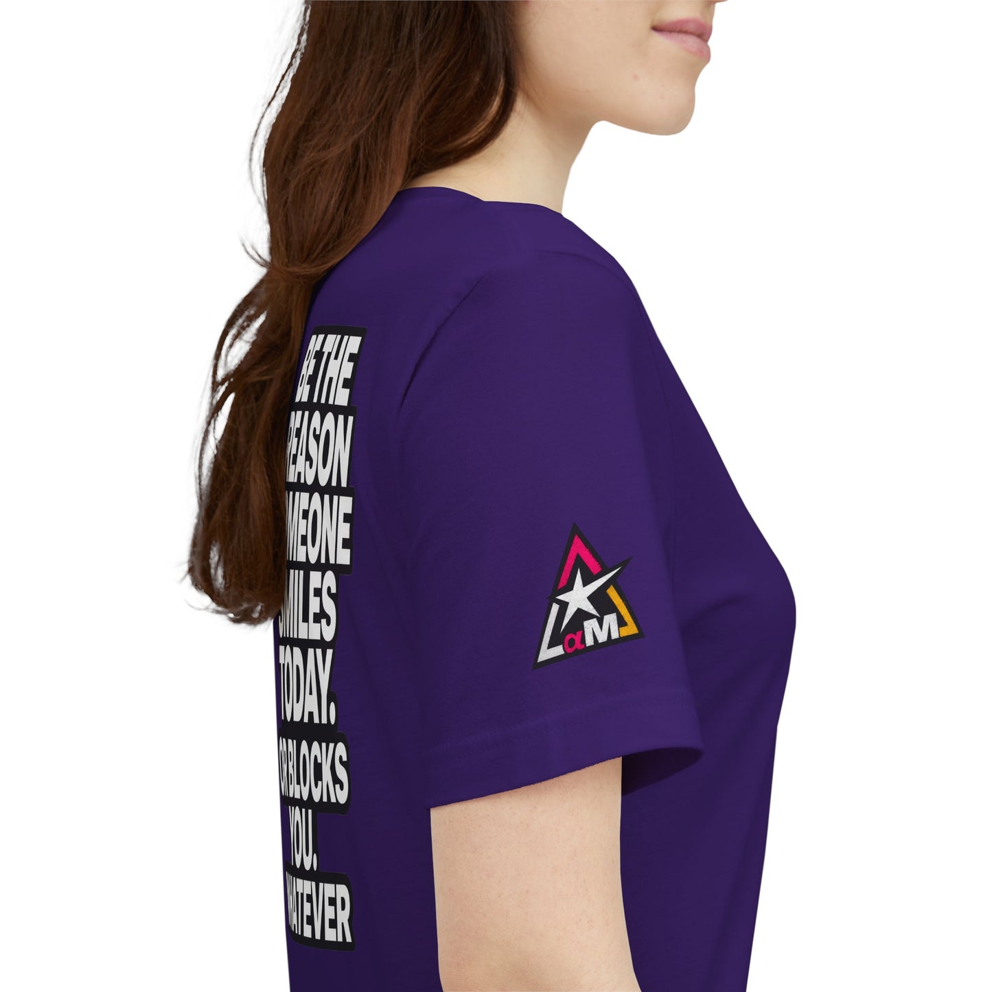 Be the Reason Someone Smiles Today… Or Blocks You – Funny Sarcastic Graphic Tee