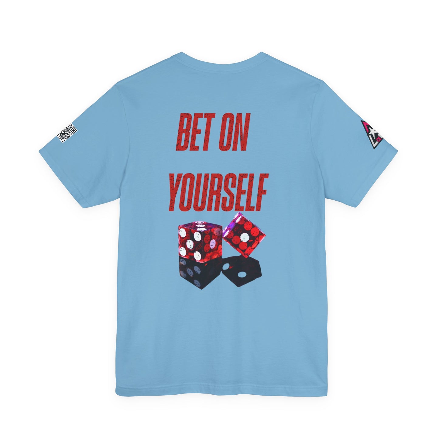 BET ON YOURSELF Graphic T-Shirt | Motivational Streetwear Tee | Dice Graphic Shirt