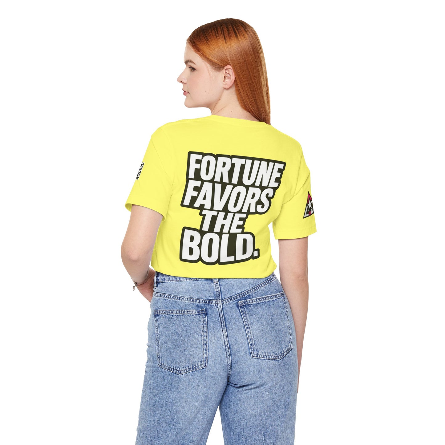 Fortune Favors the Bold – Motivational Streetwear Graphic Tee