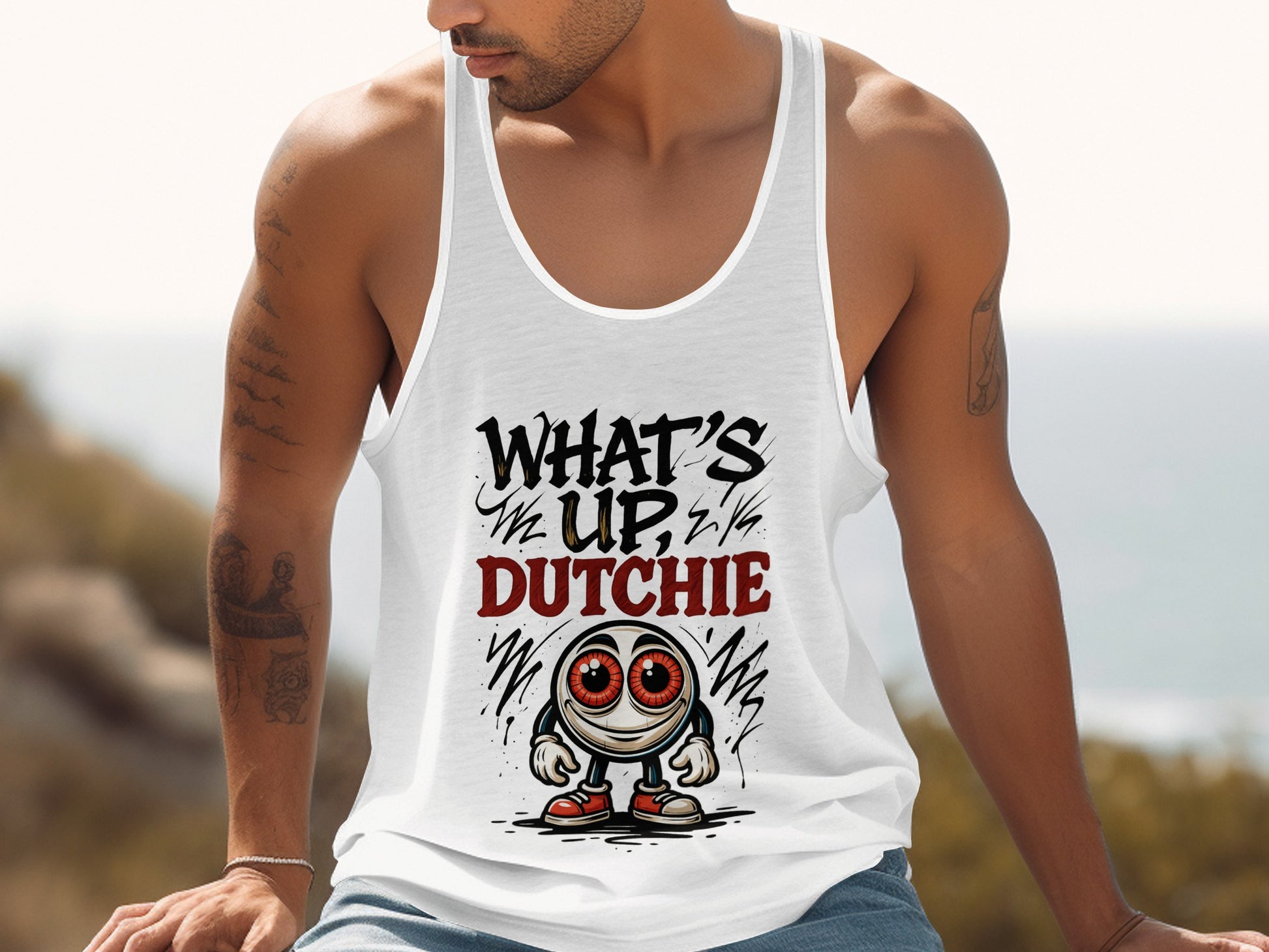 What's Up Dutchie Graphic Tank Top Men Product Type