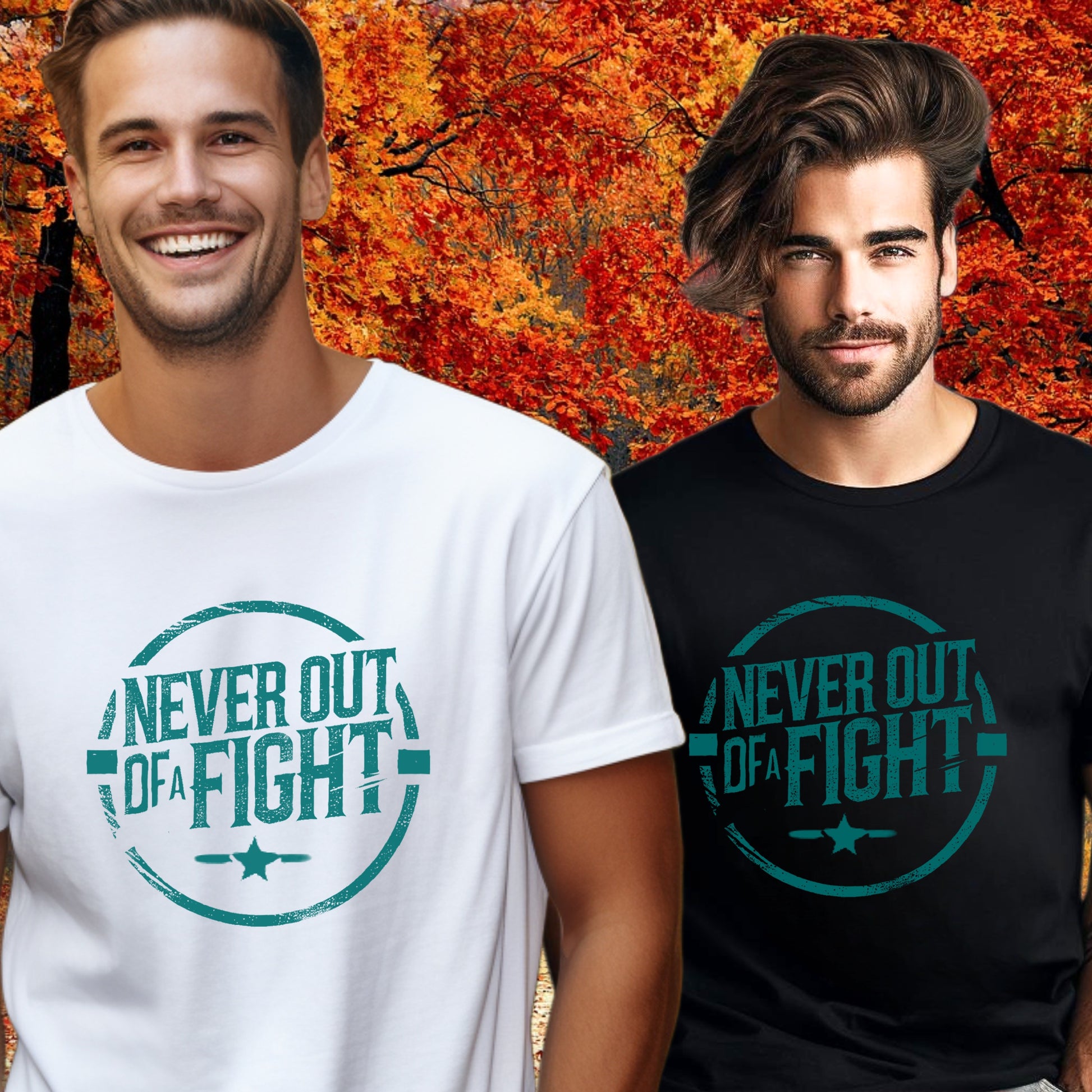 Never Out of a Fight Graphic T-shirt product type