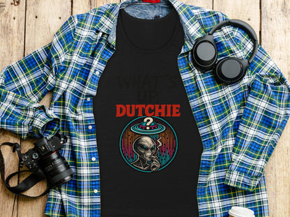 What's Up Dutchie Alien Graphic T-Shirt product