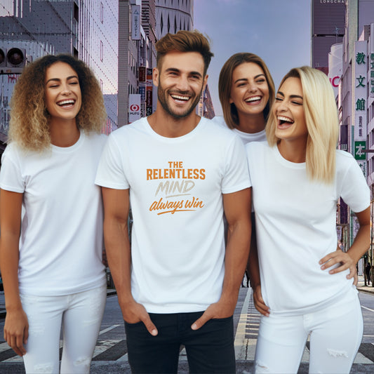 The Relentless Mind Always Win Graphic T-shirt product type
