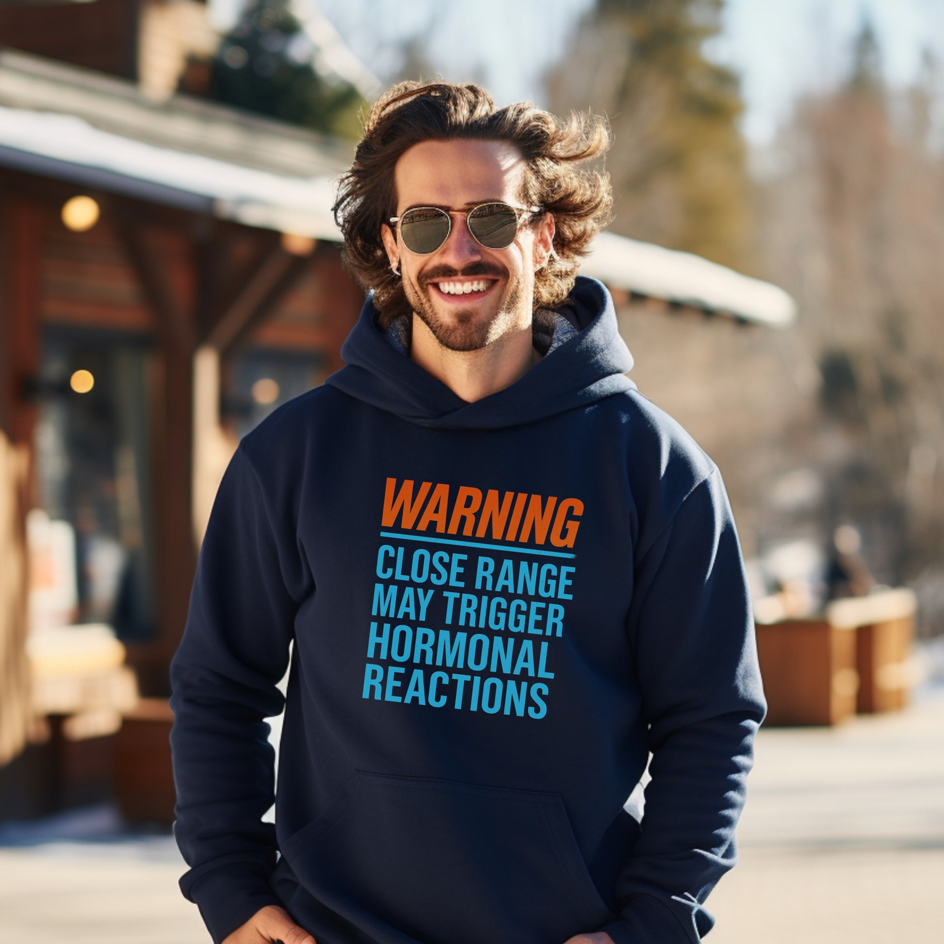 Warning Close Range May Trigger Hormonal Reactions hoodie