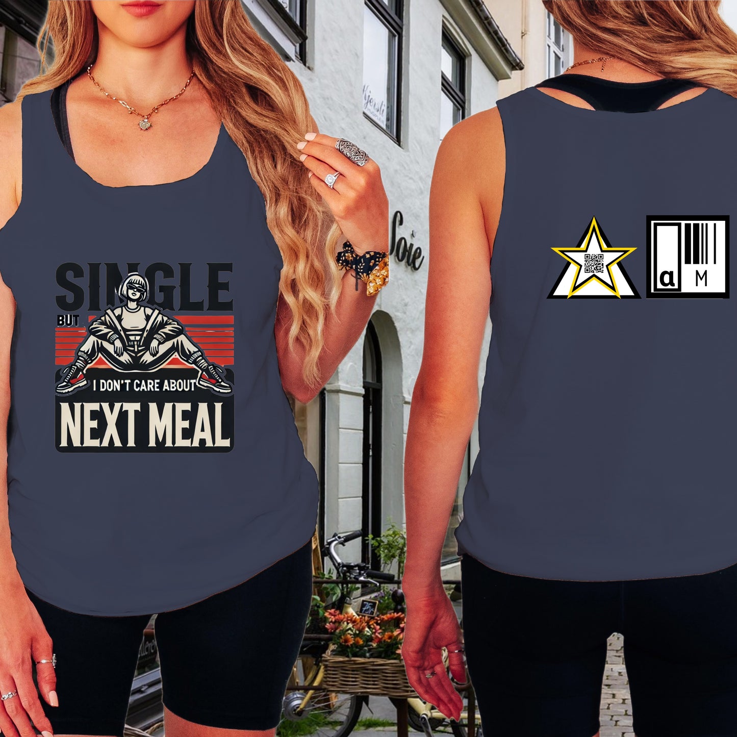 Single But I Don't Care About Next Meal Tank Top product type