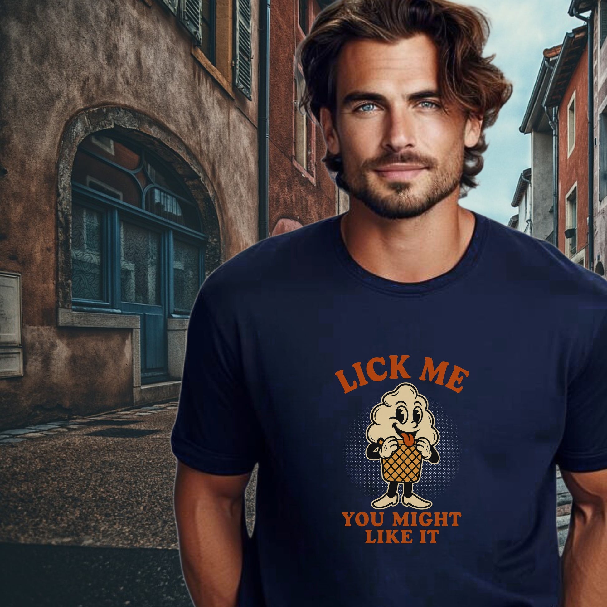 Lick Me You Might Like It Graphic Tee