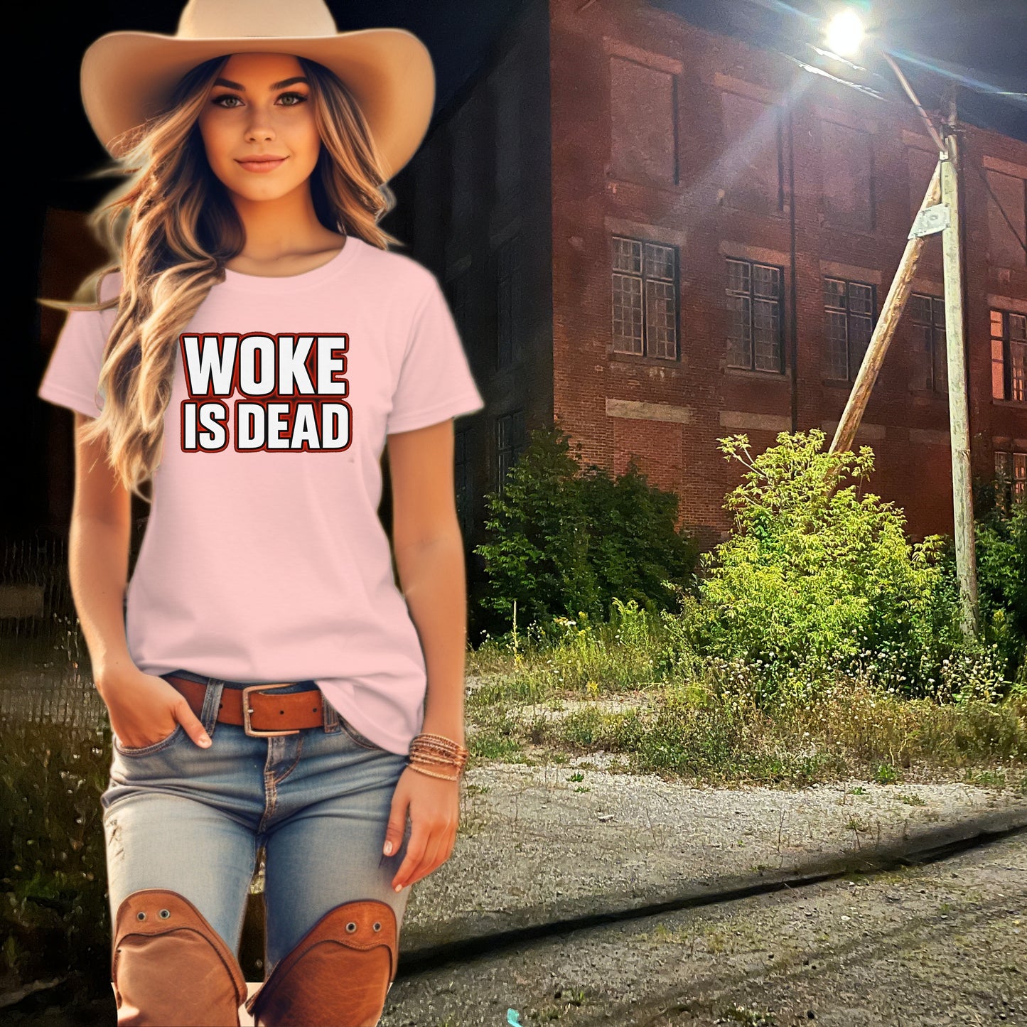 Woke Is Dead Graphic Tee Urban Style T-shirt