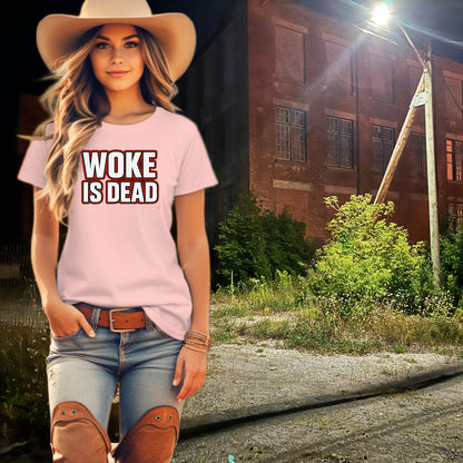 Woke Is Dead Graphic Tee Urban Style T-shirt