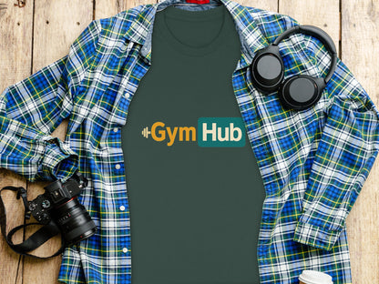 Gym Hub Logo Graphic T-shirt Casual Wear Product Type