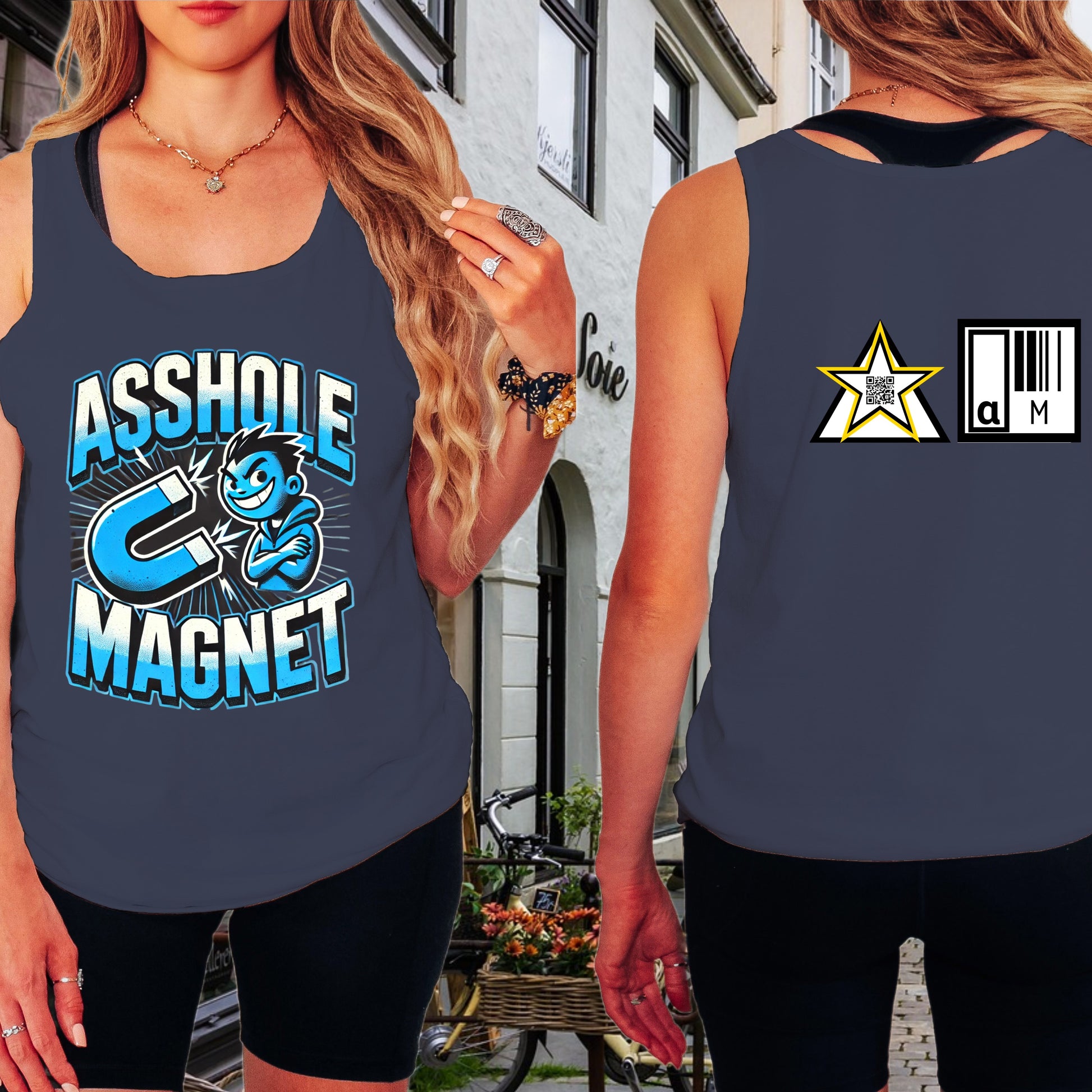 Attention-Grabbing Asshole Magnet Tank Top product type