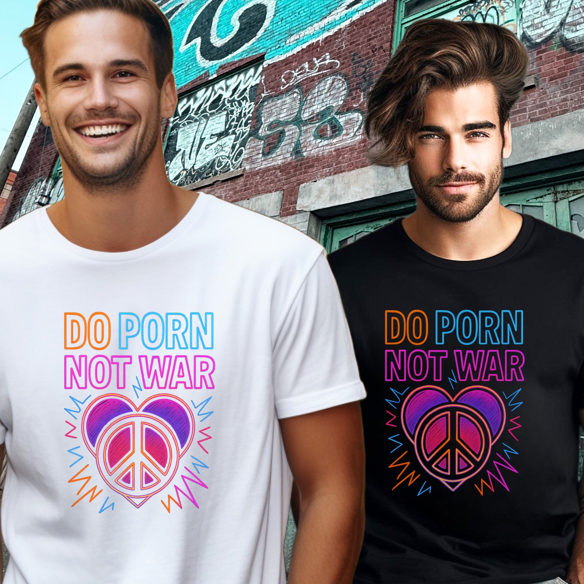 Do Porn Not War Graphic Tee Shirt product