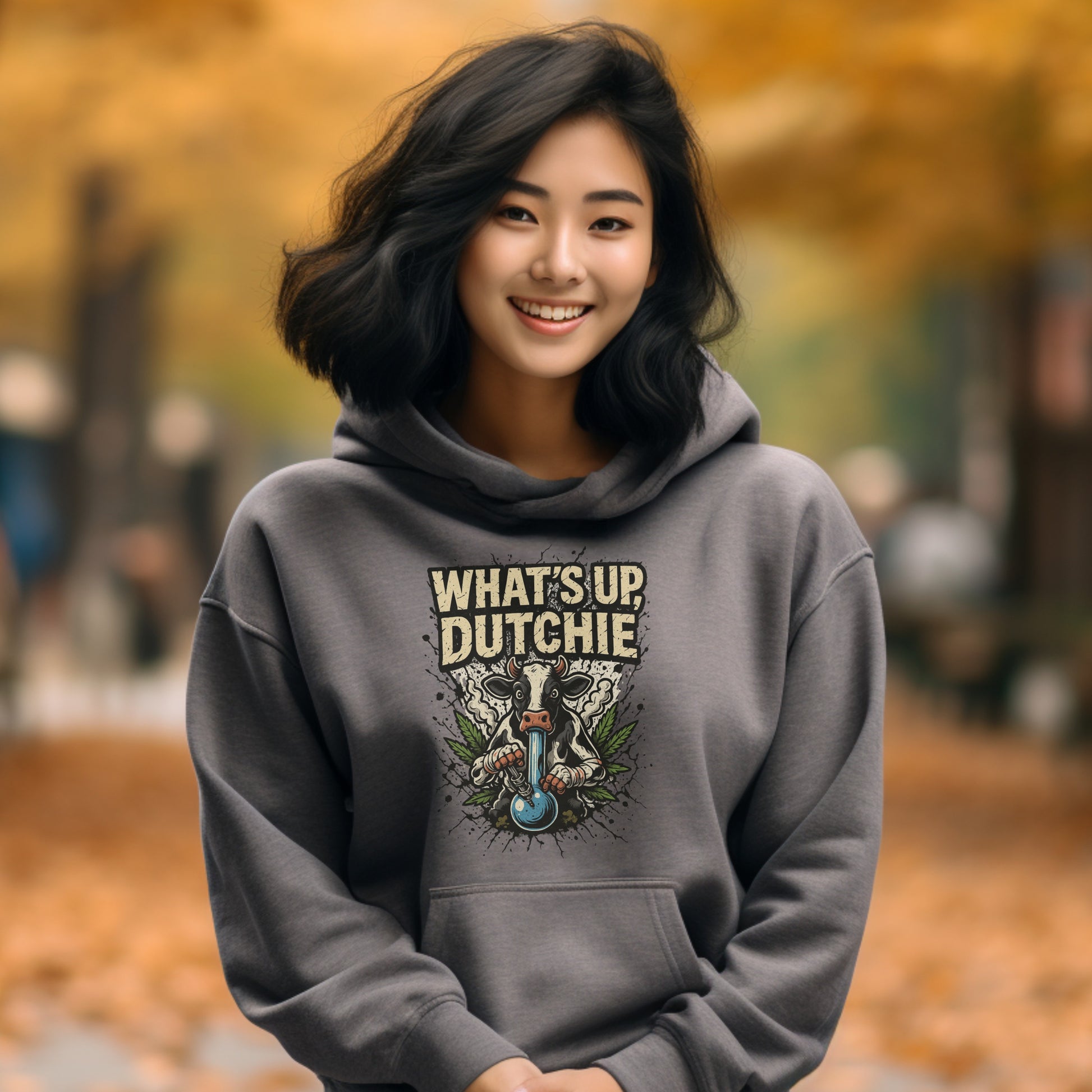 What's Up Dutchie Hoodie with Unique Print product type
