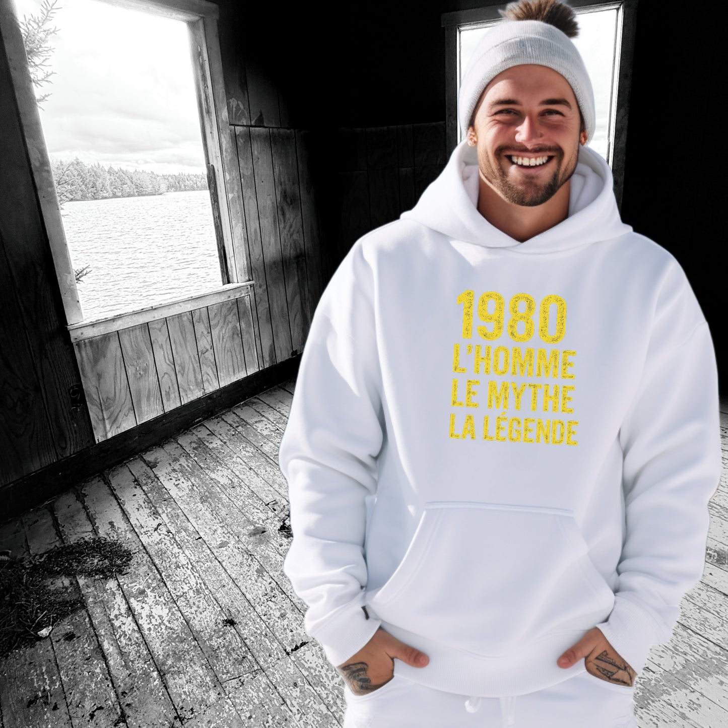 1980 L'Homme Le Mythe La Legende Hoodie Product