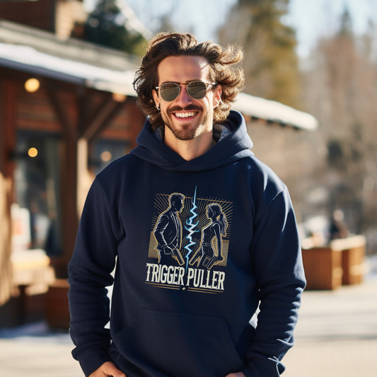 Stylish Trigger Puller Graphic Hoodie product