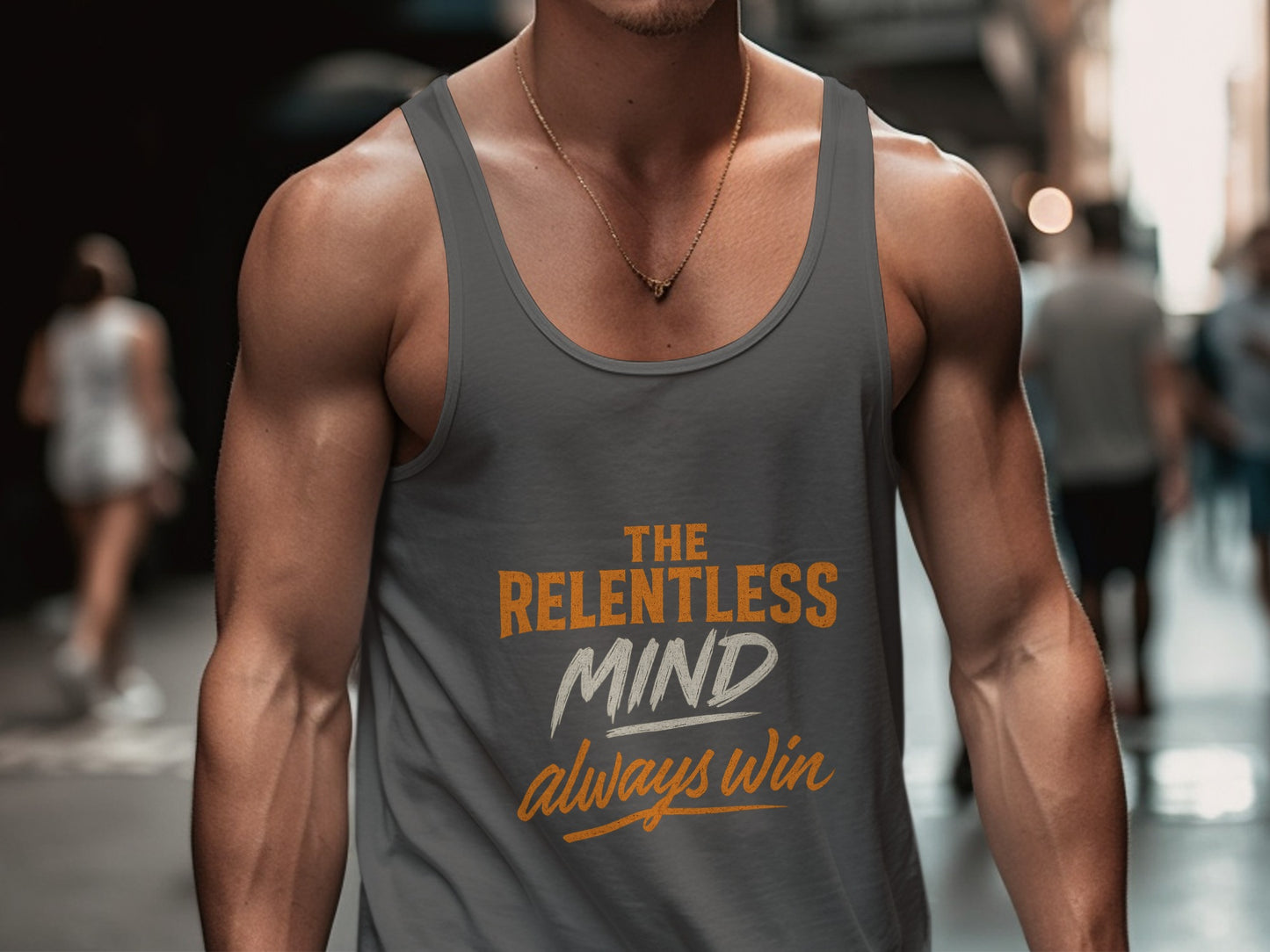 The Relentless Mind Always Win Motivational Tank product