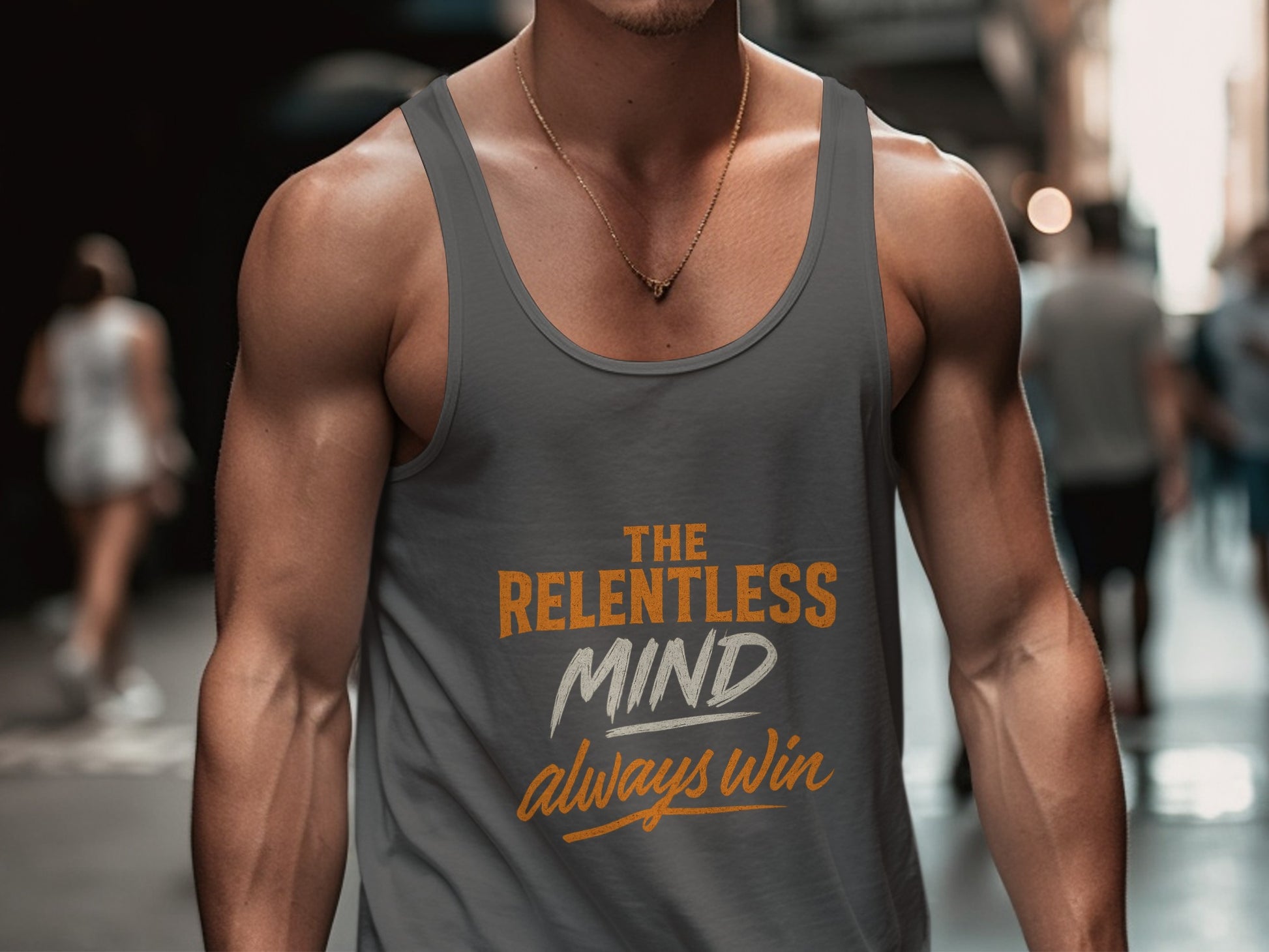 The Relentless Mind Always Win Motivational Tank product