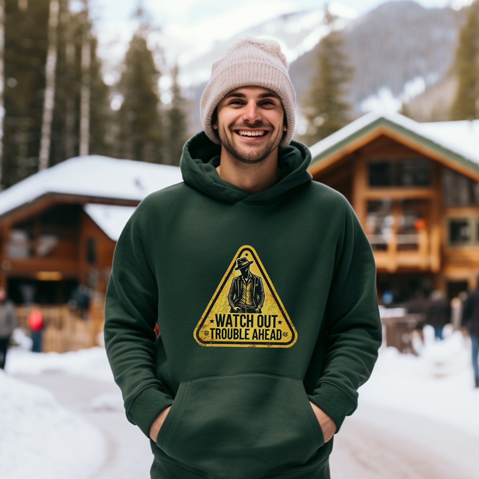 Watch Out Trouble Ahead Graphic Hoodie product