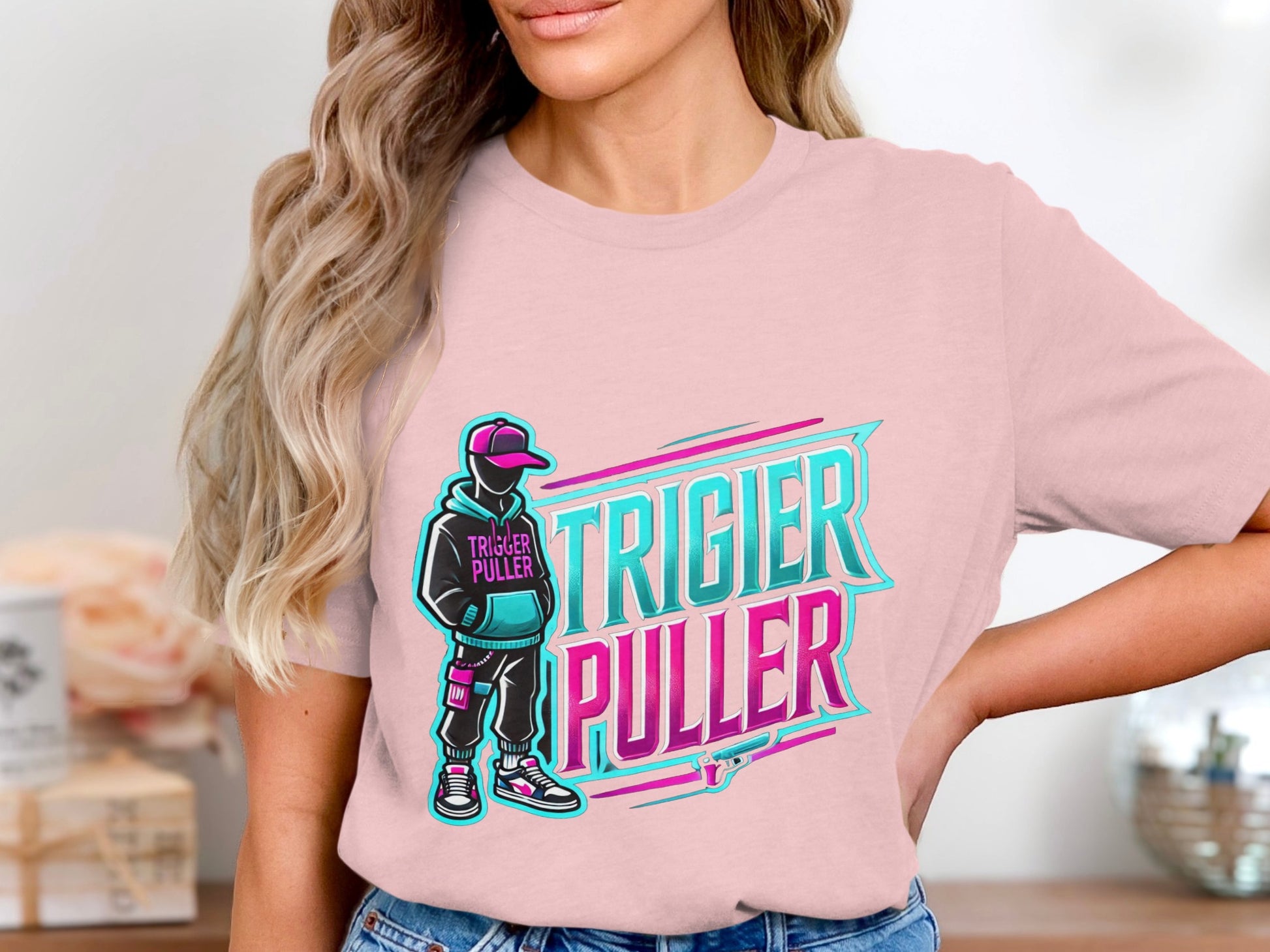 Triger Puller Graphic Design T-shirt product