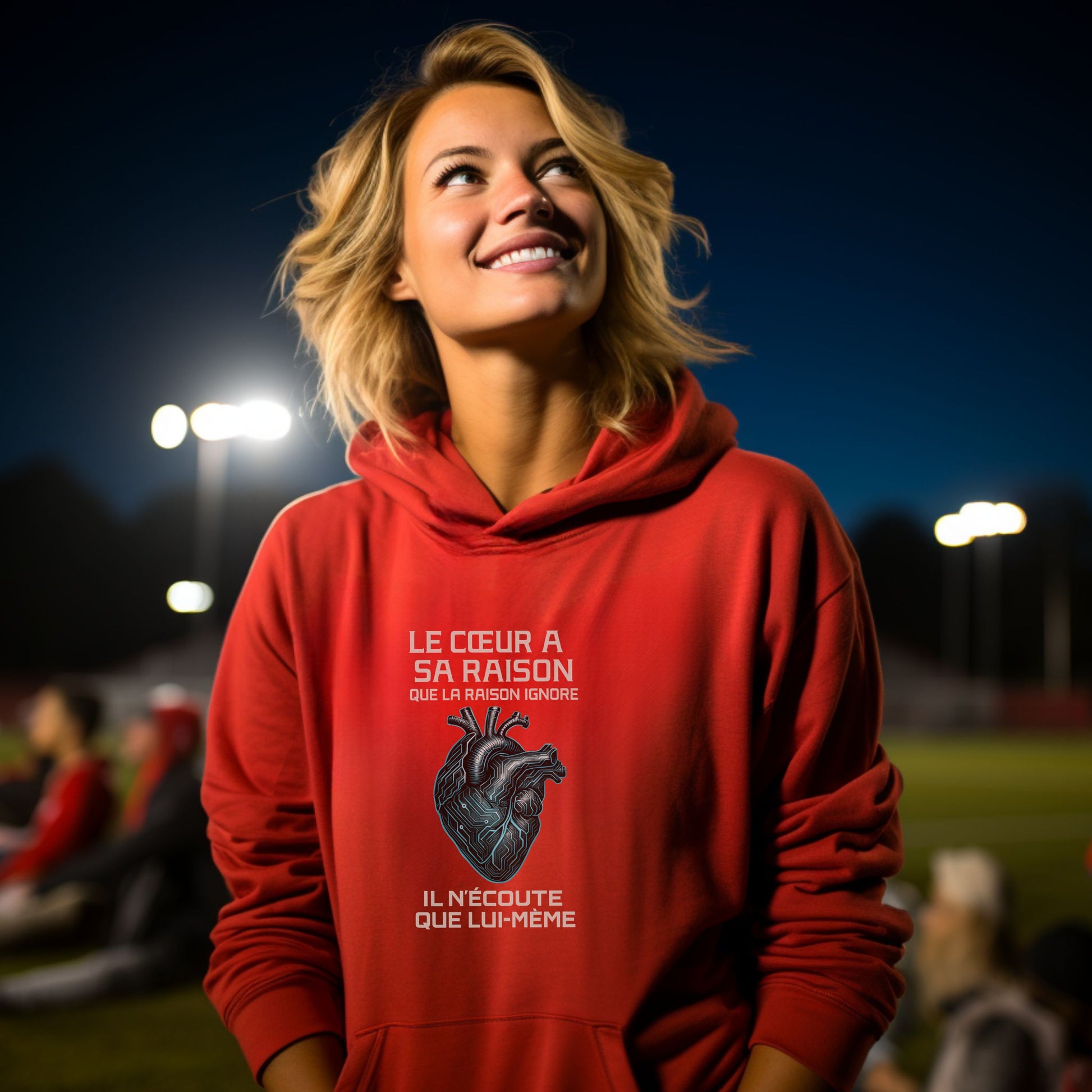 Le cœur a sa raison que la raison ignore hoodie
