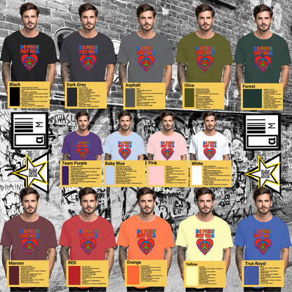 No Porn No War Peace Sign Statement T-shirt product