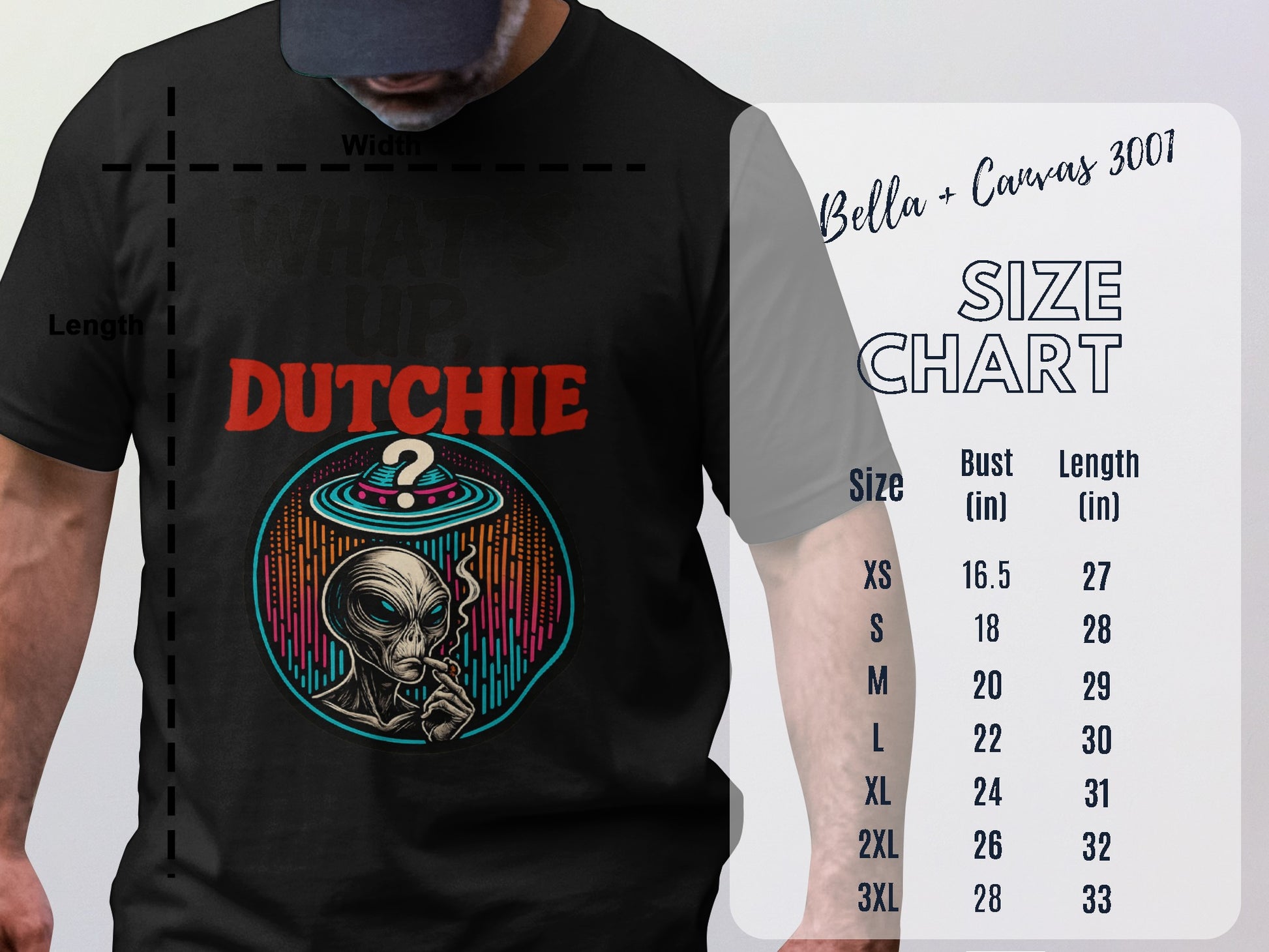What Up Dutchie Alien Graphic Tee product