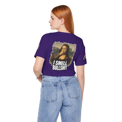 I Smell Bullshit – Funny Mona Lisa Parody Graphic Tee