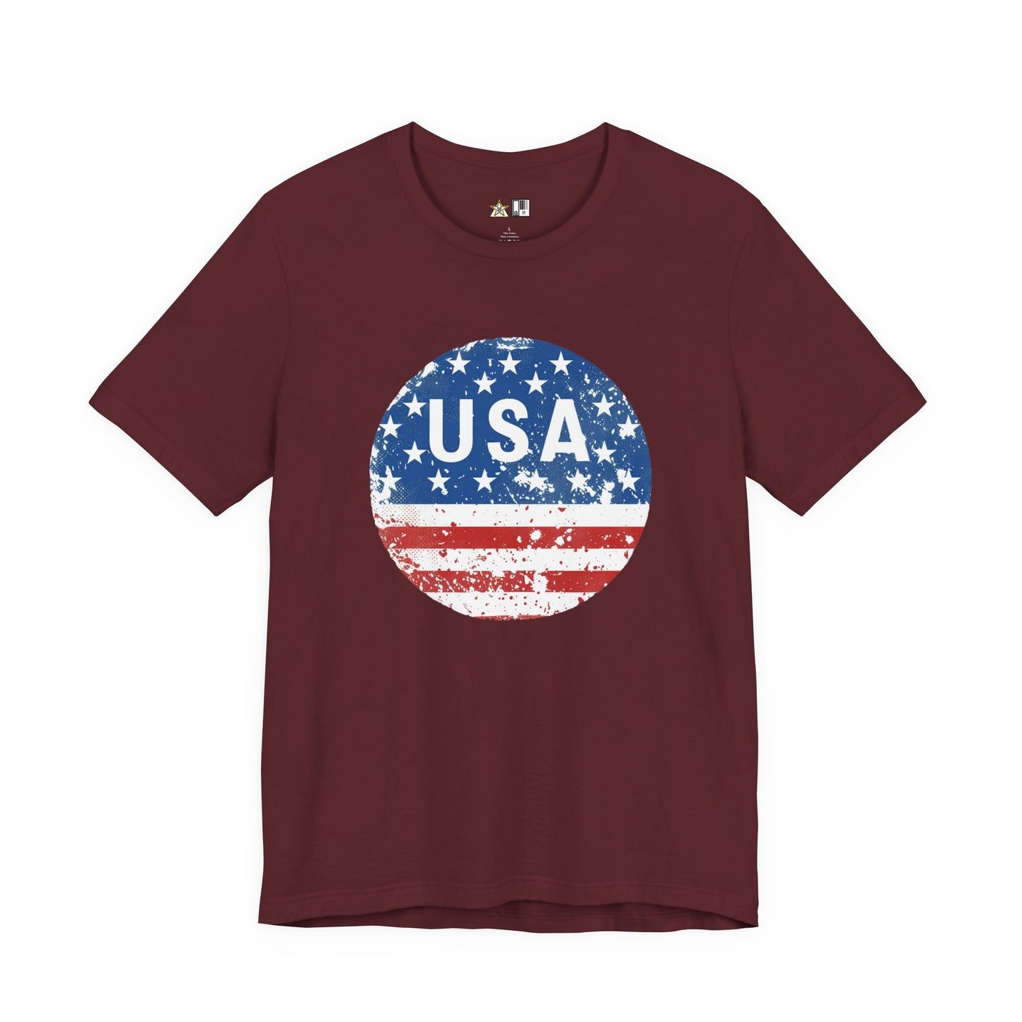 USA Legacy Badge – Unisex Streetwear Graphic Tee